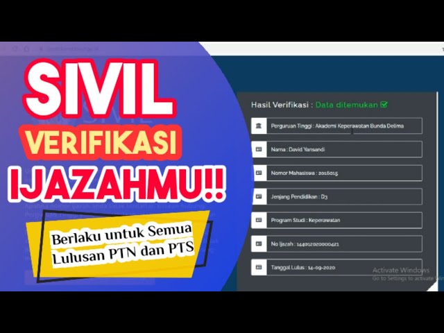 cek ijazah asli