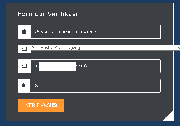cara cek ijazah online SIVIL